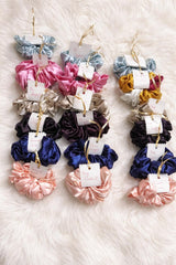 Silk scrunchies Soft on your hair, strong on your style.